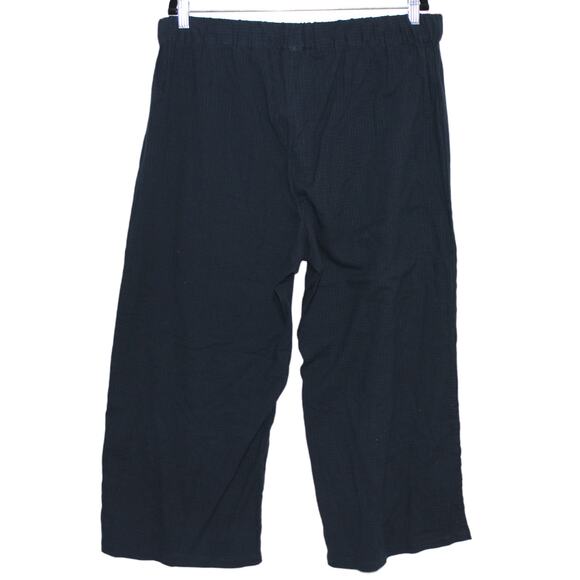 J. Crew 100% Cotton Cropped Pants Size XL Navy Blue NWT - Picture 6 of 9